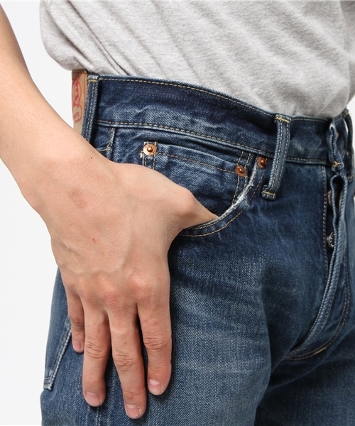 Denime（ドゥニーム）の「【MadeInJapan】Regular Fit S Used Wash Model/レギュラーストレートユーズド加工【FirstDenime】（デニムパンツ・メンズ・ライトインディゴブルー・32/33/34/29/31/30/28/36/38）」の10枚目の写真