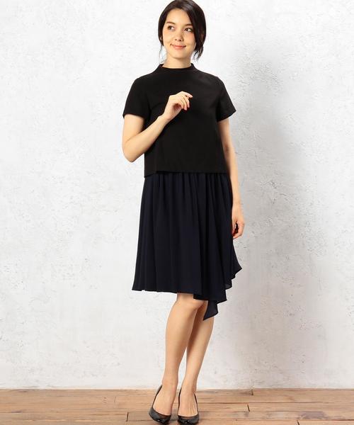 Green Label Relaxing グリーンレーベルリラクシング の Kf Unwinder アシメhi N ワンピース ワンピース Wear