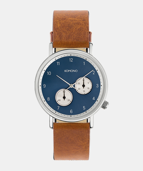 KOMONO.(コモノ)の「KOMONO "CRAFTED" The Walther - Cognac(アナログ腕時計・ブラウン・FREE)」の1枚目の写真