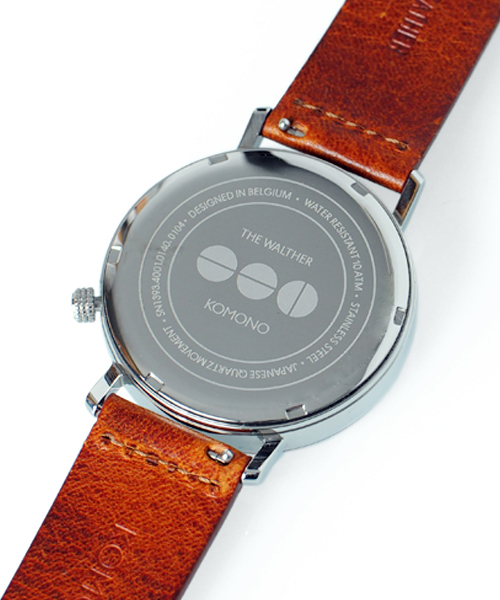 KOMONO.(コモノ)の「KOMONO "CRAFTED" The Walther - Cognac(アナログ腕時計・ブラウン・FREE)」の4枚目の写真