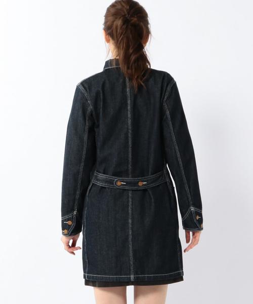 coen（コーエン）の「SMITHデニムカバーオール（カバーオール・レディース・ネイビー・LARGE/MEDIUM）」の2枚目の写真