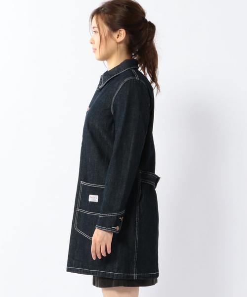 coen（コーエン）の「SMITHデニムカバーオール（カバーオール・レディース・ネイビー・LARGE/MEDIUM）」の4枚目の写真