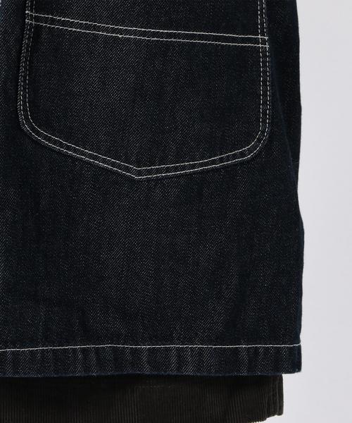 coen（コーエン）の「SMITHデニムカバーオール（カバーオール・レディース・ネイビー・LARGE/MEDIUM）」の12枚目の写真