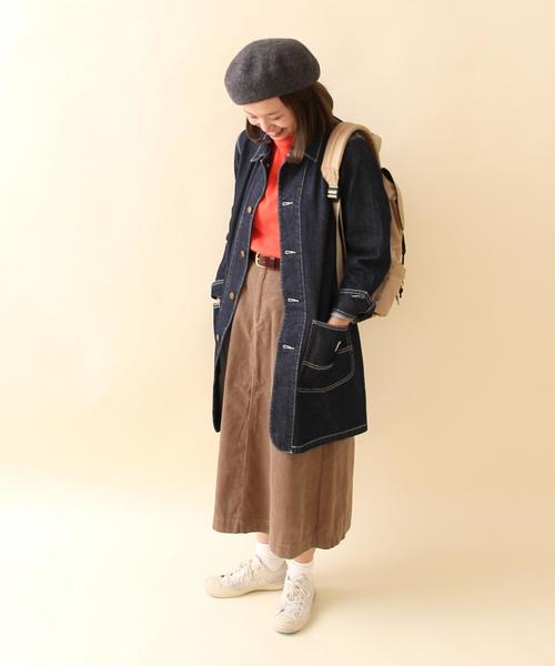 coen（コーエン）の「SMITHデニムカバーオール（カバーオール・レディース・ネイビー・LARGE/MEDIUM）」の7枚目の写真