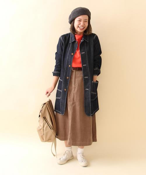 coen（コーエン）の「SMITHデニムカバーオール（カバーオール・レディース・ネイビー・LARGE/MEDIUM）」の8枚目の写真