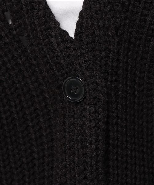 PUNYUS（プニュズ）の「ビッグカーディガン（カーディガン/ボレロ・レディース・ブラック/ワイン/ホワイト・3/4）」の10枚目の写真