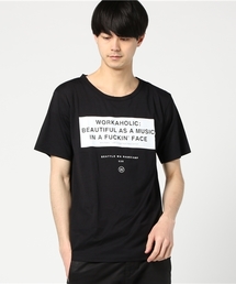 rovtski | 綿モダール天竺Uネック半袖 WORKAHOLIC(Tシャツ/カットソー)