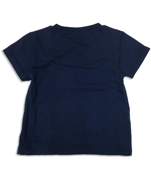 apres les cours（アプレレクール）の「花柄キャミレイヤードТシャツ（Tシャツ/カットソー・キッズ・グレー/オフホワイト/ネイビー・80/140/110/130/90/100/120）」の7枚目の写真