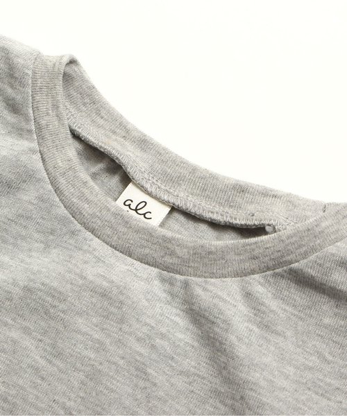 apres les cours（アプレレクール）の「花柄キャミレイヤードТシャツ（Tシャツ/カットソー・キッズ・グレー/オフホワイト/ネイビー・80/140/110/130/90/100/120）」の12枚目の写真