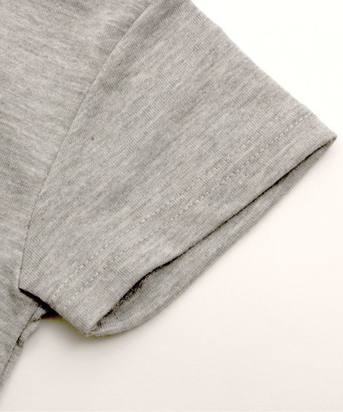 apres les cours（アプレレクール）の「花柄キャミレイヤードТシャツ（Tシャツ/カットソー・キッズ・グレー/オフホワイト/ネイビー・80/140/110/130/90/100/120）」の13枚目の写真