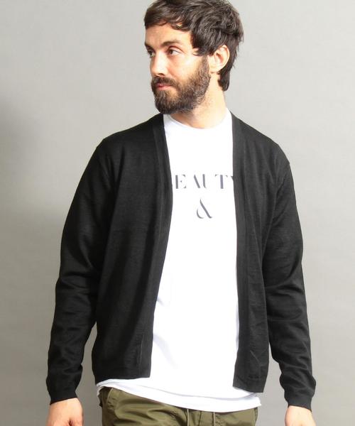 BEAUTY&YOUTH UNITED ARROWS（ビューティーアンドユースユナイテッドアローズ）の「BY ウォッシャブル ノーボタン カーディガン ◆（カーディガン/ボレロ・メンズ・ブラック/グレー/コバルトブルー/ネイビー・MEDIUM/SMALL/LARGE/X-LARGE）」の16枚目の写真