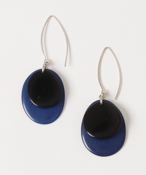 KU-CROISSANT(クークロワッサン)の「【NODOVA】Paris HAVANE ピアス(ピアス(両耳用)・レディース・パープル/イエロー/グリーン/ブルー/アイボリー/ネイビー/ブラウン/レッド/マルチ/ピンク/ターコイズブルー/グレー/オレンジ/オリーブ/ホワイト/ライトブルー/ダークブルー/アクア/テラコッタ/ダークグレー/ブラウン系その他・ONE SIZE)」の11枚目の写真