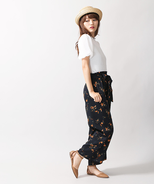 WEGO(ウィゴー)の「WEGO/シフォンスリーブメロウカットソー(Tシャツ/カットソー・レディース・ホワイト/レッド/ブラック・FREE)」の11枚目の写真