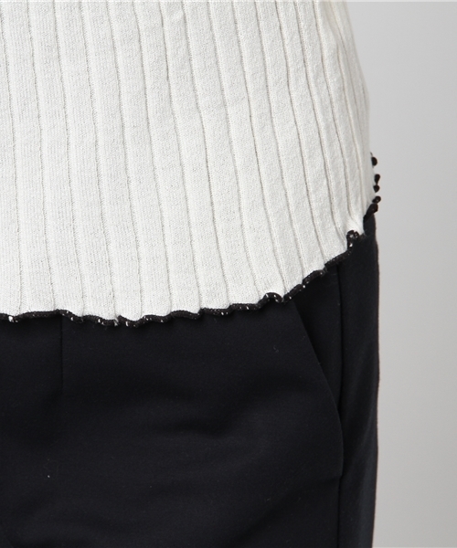 WEGO(ウィゴー)の「WEGO/シフォンスリーブメロウカットソー(Tシャツ/カットソー・レディース・ホワイト/レッド/ブラック・FREE)」の9枚目の写真