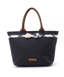 BLUE LABEL CRESTBRIDGE | クレストブリッジチェックリボントートバッグ　ラージ(トートバッグ)