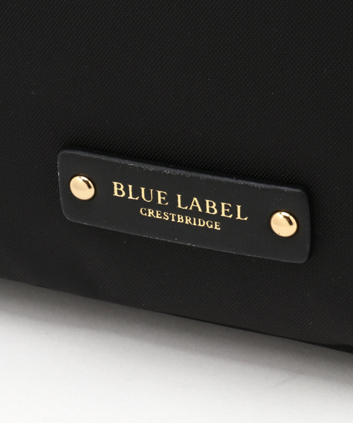 BLUE LABEL CRESTBRIDGE（ブルーレーベルクレストブリッジ）の「クレストブリッジチェックリボントートバッグ　ラージ（トートバッグ・レディース・ブラック/ネイビー・X）」の6枚目の写真