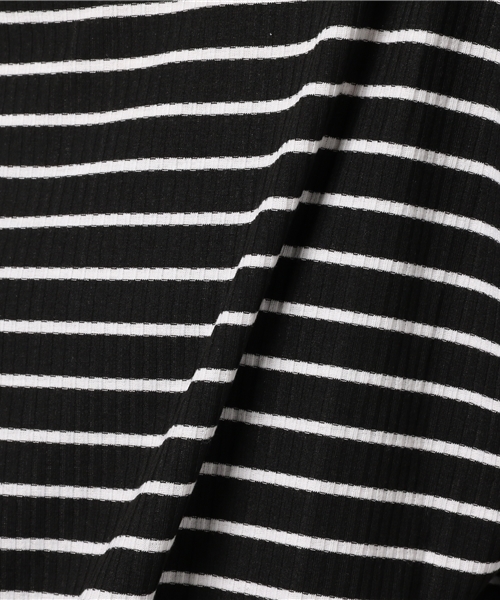 IMAGE COLLECTION(イマージュコレクション)の「ボーダードルマンカットソー(Tシャツ/カットソー・レディース・ブラック系その他/ホワイト系その他・M/S/L)」の9枚目の写真