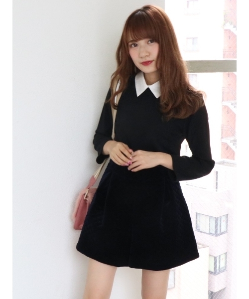 dazzlin（ダズリン）の「グッドガールトップス（Tシャツ/カットソー・レディース・ブラック/グレー/キャメル/ボルドー・MEDIUM/SMALL）」の15枚目の写真