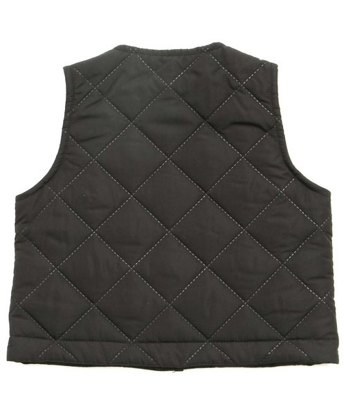 apres les cours（アプレレクール）の「キルティング中綿ベスト（ベスト・キッズ・ブラック/カーキ・110/130/140/80/100/120/90）」の12枚目の写真