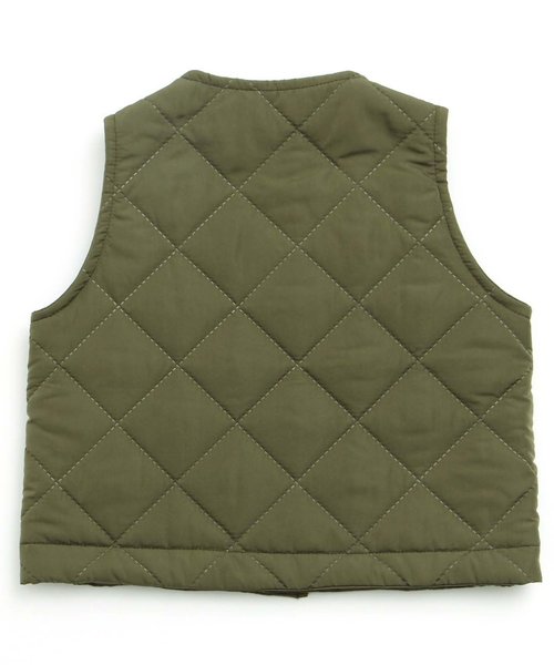 apres les cours（アプレレクール）の「キルティング中綿ベスト（ベスト・キッズ・ブラック/カーキ・110/130/140/80/100/120/90）」の15枚目の写真