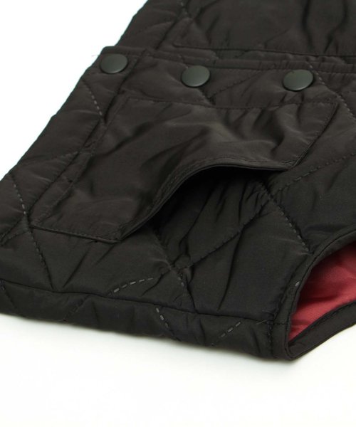 apres les cours（アプレレクール）の「キルティング中綿ベスト（ベスト・キッズ・ブラック/カーキ・110/130/140/80/100/120/90）」の11枚目の写真