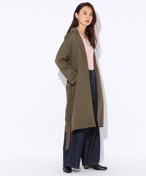 niko and...（ニコアンド）の「テレコレース付きVネックTシャツ【niko and ...】（Tシャツ/カットソー・レディース・ピンク/ブラック/オフホワイト/グレー・LARGE/MEDIUM）」の20枚目の写真