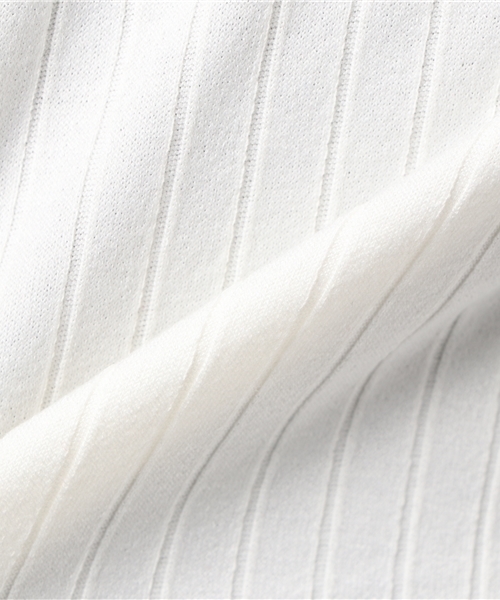 niko and...（ニコアンド）の「テレコレース付きVネックTシャツ【niko and ...】（Tシャツ/カットソー・レディース・ピンク/ブラック/オフホワイト/グレー・LARGE/MEDIUM）」の9枚目の写真