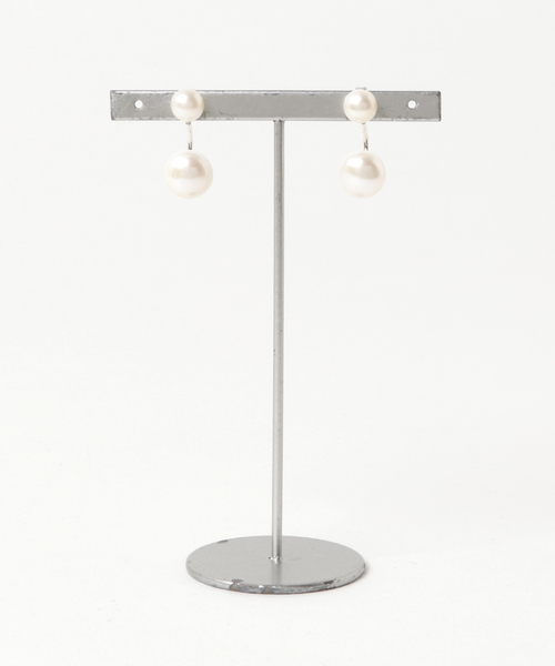 TONE SELECT GOODS（トーンセレクトグッズ）の「【925 SILVER ACC】2ストーンピアスSV925(OG)（ピアス（両耳用）・レディース・その他1/その他2/ブラック/ターコイズブルー/その他3・FREE）」の8枚目の写真