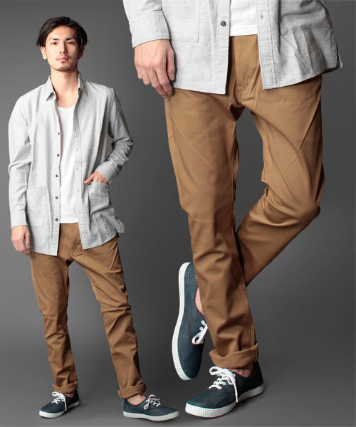 NANO universe(ナノユニバース)の「Dickies×nano・universe(ディッキーズ×ナノ・ユニバース)/ ディッキーズ nano・universe別注サルエル チノ(チノパンツ・メンズ・ベージュ/キャメル/ボルドー/ネイビー/ブラック・SMALL/MEDIUM/LARGE)」の4枚目の写真