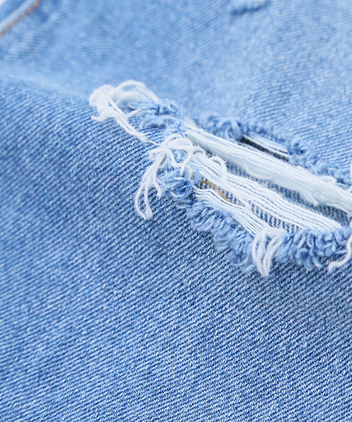 Luz Llena（ラズレナ）の「クラッシュストレートデニムパンツ（デニムパンツ・レディース・ブルー/サックスブルー・MEDIUM/LARGE）」の13枚目の写真