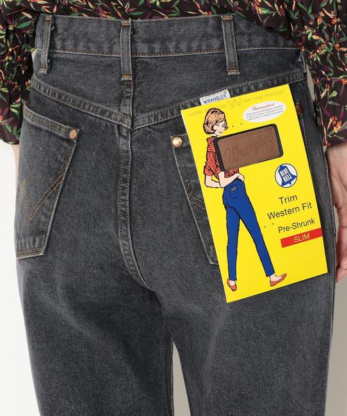 Wrangler（ラングラー）の「[ラングラー]★SC Wrangler スリム デニムパンツ ◆（デニムパンツ・レディース・ブラック/ネイビー・MEDIUM/SMALL）」の12枚目の写真