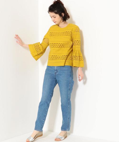 Wrangler（ラングラー）の「[ラングラー]★SC Wrangler スリム デニムパンツ ◆（デニムパンツ・レディース・ブラック/ネイビー・MEDIUM/SMALL）」の10枚目の写真