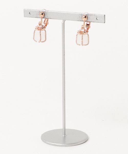 tone(トーン)の「【Eeny,meeny,miny,moe*】wish box earring(イヤリング・レディース・ホワイト/ピンク/ピンク系その他/ワイン/その他1/クリア/その他2/ピンク系その他2/ラベンダー/ターコイズブルー・FREE)」の1枚目の写真