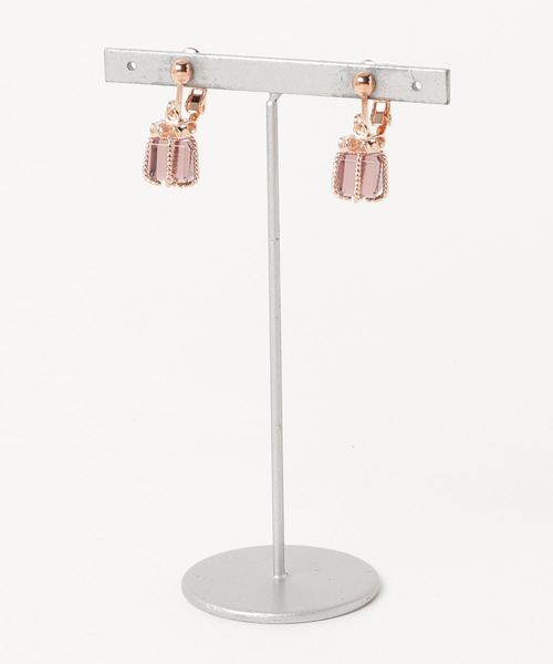 tone(トーン)の「【Eeny,meeny,miny,moe*】wish box earring(イヤリング・レディース・ホワイト/ピンク/ピンク系その他/ワイン/その他1/クリア/その他2/ピンク系その他2/ラベンダー/ターコイズブルー・FREE)」の7枚目の写真