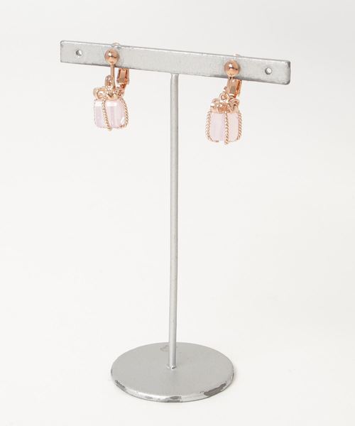 tone(トーン)の「【Eeny,meeny,miny,moe*】wish box earring(イヤリング・レディース・ホワイト/ピンク/ピンク系その他/ワイン/その他1/クリア/その他2/ピンク系その他2/ラベンダー/ターコイズブルー・FREE)」の6枚目の写真