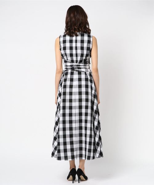MOUSSY（マウジー）の「GINGHAM CHECK DRESS（ワンピース）」 - WEAR