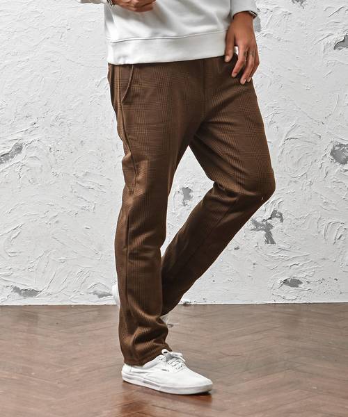 JOKER(ジョーカー)の「スウェットテーパードパンツ スウェットパンツ(パンツ)」|ブラウン系その他