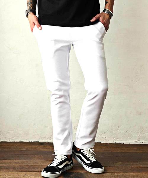 JOKER(ジョーカー)の「スウェットテーパードパンツ スウェットパンツ(パンツ)」|オフホワイト