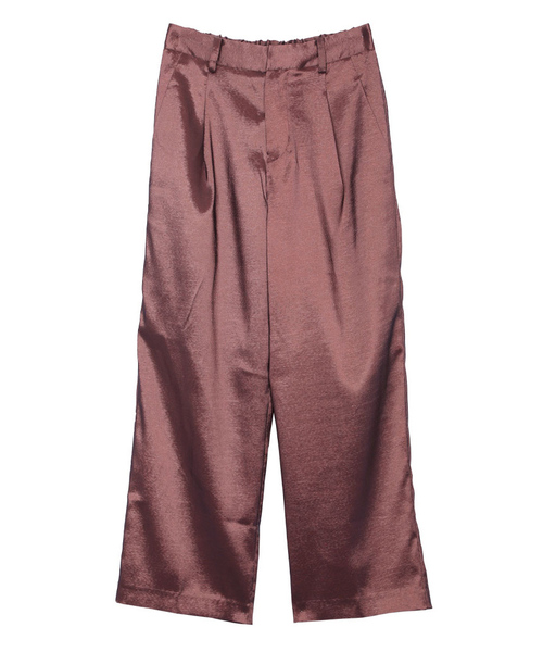 Ameri（アメリ）の「GLOSSY COLOR PANTS（その他パンツ・レディース・ブラック/ピンク/グリーン・SMALL/MEDIUM）」の9枚目の写真