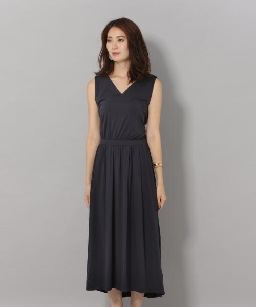 Andemiu（アンデミュウ）の「バックリボンカットワンピース801808（ワンピース・レディース・ネイビー/ブラウン/グリーン・FREE）」の9枚目の写真