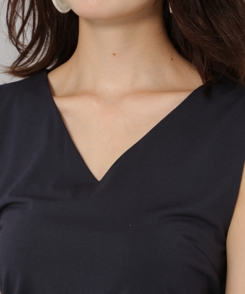 Andemiu（アンデミュウ）の「バックリボンカットワンピース801808（ワンピース・レディース・ネイビー/ブラウン/グリーン・FREE）」の12枚目の写真