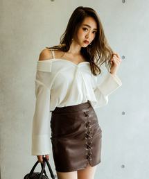 LIPSERVICE | ダブルストラップ3WAY シャツ(シャツ/ブラウス)