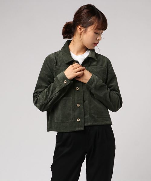 N.（N. Natural Beauty Basic）（エヌエヌナチュラルビューティーベーシック）の「コーデュロイカバーオール（ＵＮＩＶＥＲＳＡＬ　ＯＶＥＲＡＬＬ（カバーオール・レディース・ブラック/カーキ・MEDIUM）」の10枚目の写真