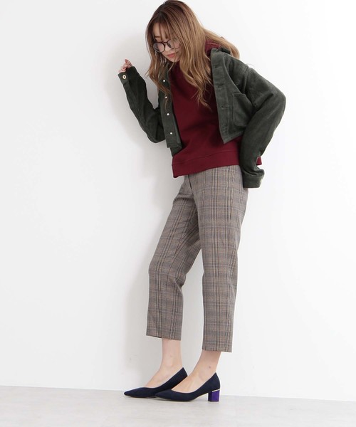 N.（N. Natural Beauty Basic）（エヌエヌナチュラルビューティーベーシック）の「コーデュロイカバーオール（ＵＮＩＶＥＲＳＡＬ　ＯＶＥＲＡＬＬ（カバーオール・レディース・ブラック/カーキ・MEDIUM）」の12枚目の写真