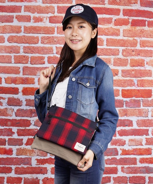 おしゃれスタ(オシャレスタ)の「Healthknit Product 親子ツインサコッシュ(LS)(ショルダーバッグ・メンズ・ベージュ/グレー/アイボリー/モカ・FREE)」の11枚目の写真