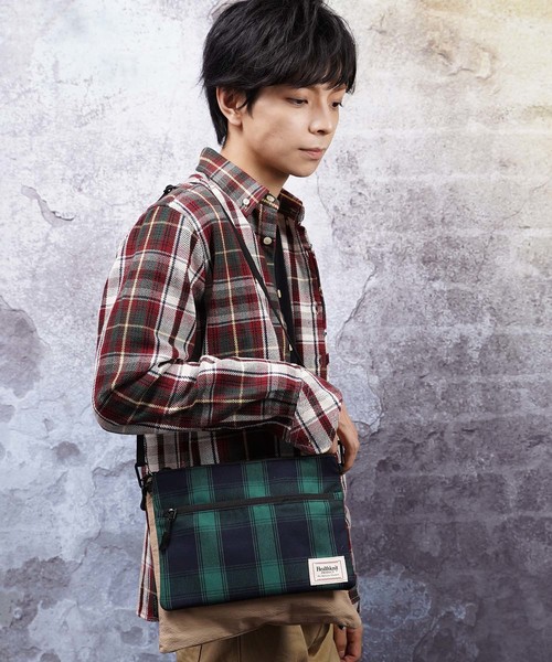 おしゃれスタ(オシャレスタ)の「Healthknit Product 親子ツインサコッシュ(LS)(ショルダーバッグ・メンズ・ベージュ/グレー/アイボリー/モカ・FREE)」の9枚目の写真