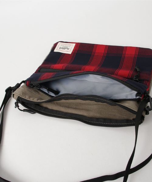 おしゃれスタ(オシャレスタ)の「Healthknit Product 親子ツインサコッシュ(LS)(ショルダーバッグ・メンズ・ベージュ/グレー/アイボリー/モカ・FREE)」の7枚目の写真