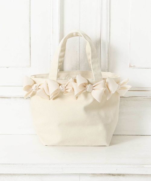 Cocoonist コクーニスト の ミニリボントートバッグ トートバッグ Wear