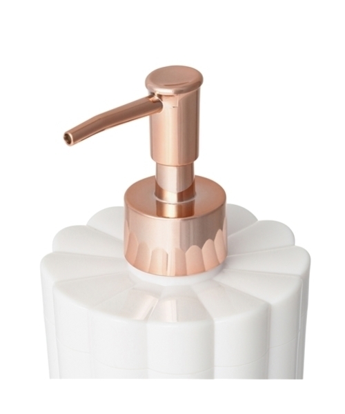 Francfranc（フランフラン）の「シャルロット ディスペンサー ホワイト（バス/トイレグッズ・レディース・ホワイト・FREE）」の3枚目の写真