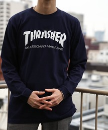 MAG LOGO L/S T-SHIRTS/スラッシャー ロンT 長袖 ロゴ